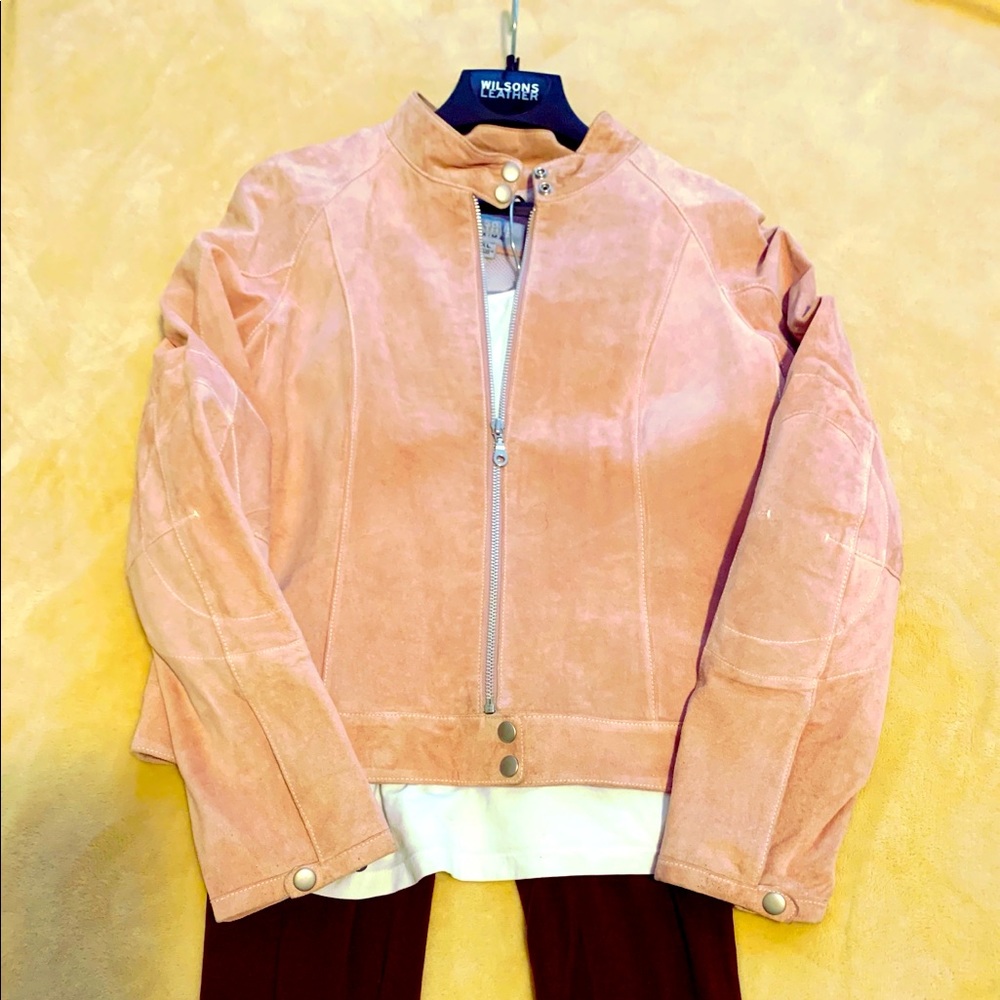 Suede Bomber Jacket
